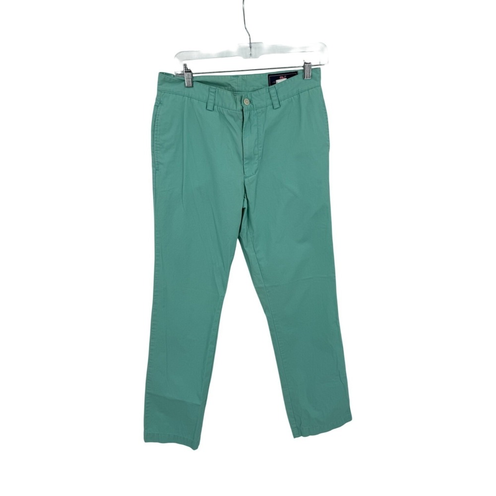 Vineyard Vines Slim Fit Mens 30 X 32 Pants Green Relaxed Casual Preppy